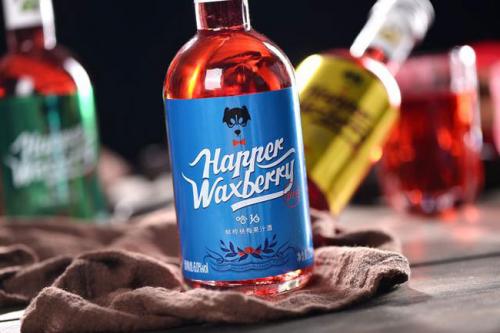 哈珀狗杨梅果汁酒,国产杨梅酒